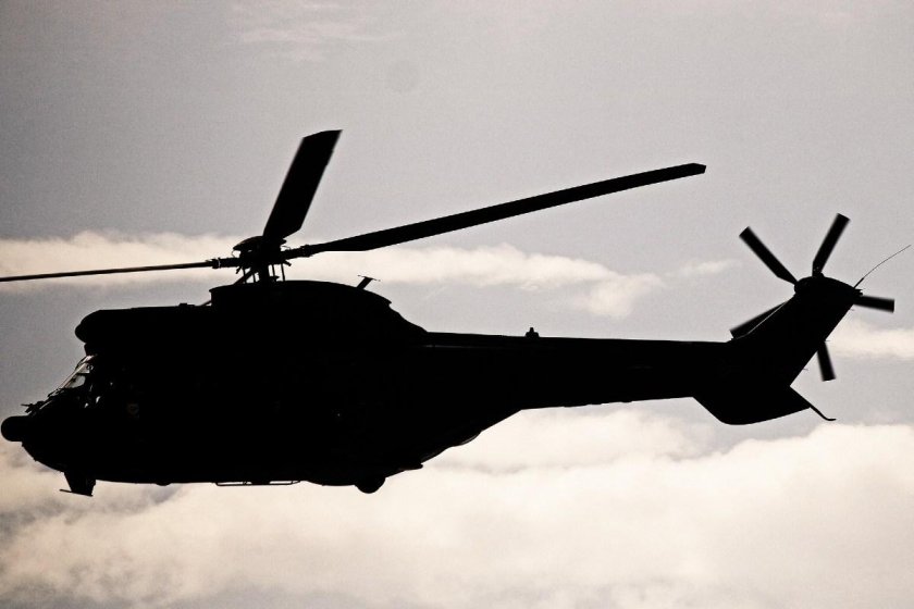 Вертолет силуэт