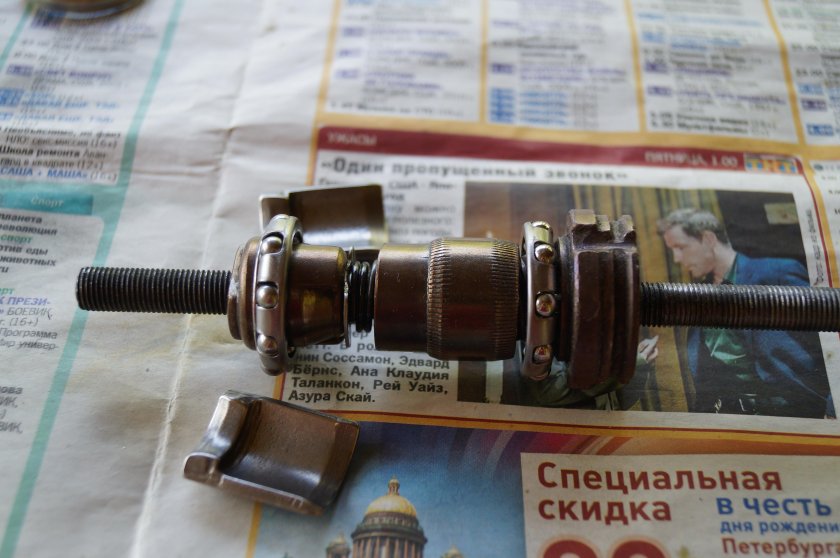 Червячная втулка заднего колеса велосипеда стелс 335