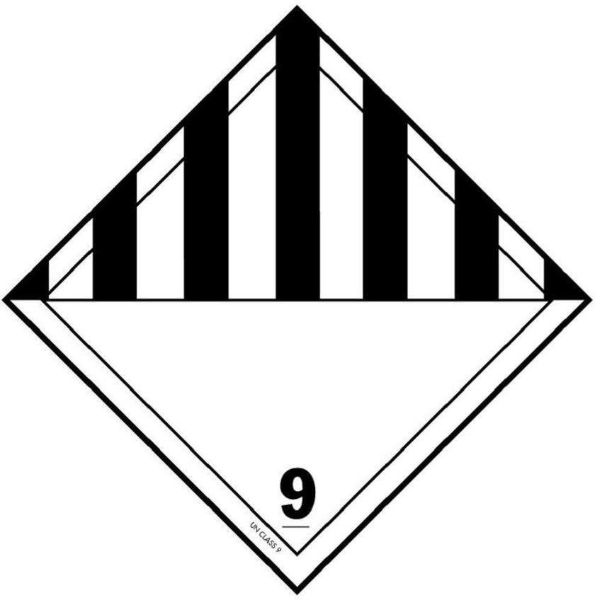 Знак 9.1 опасные грузы