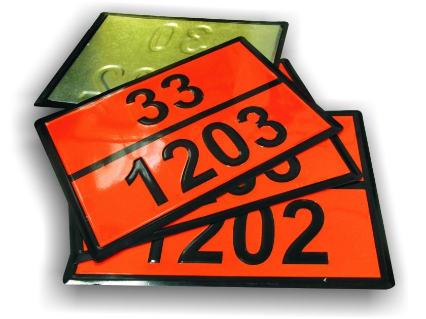 Табличка опасный груз 33-1203 бензин