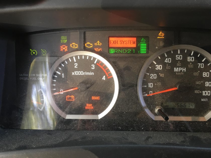 Панель приборов Исузу нпр75