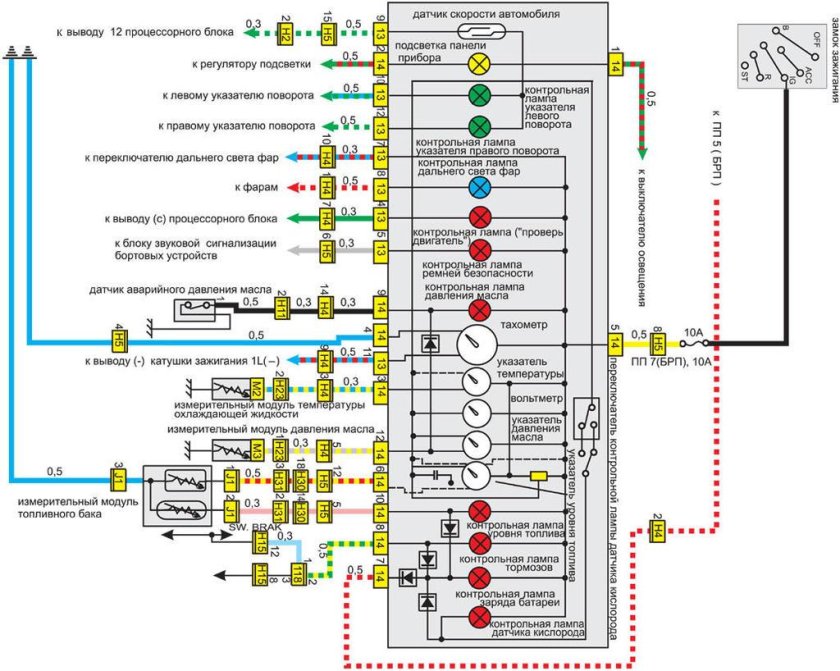 Схема электрооборудования Исузу nqr75