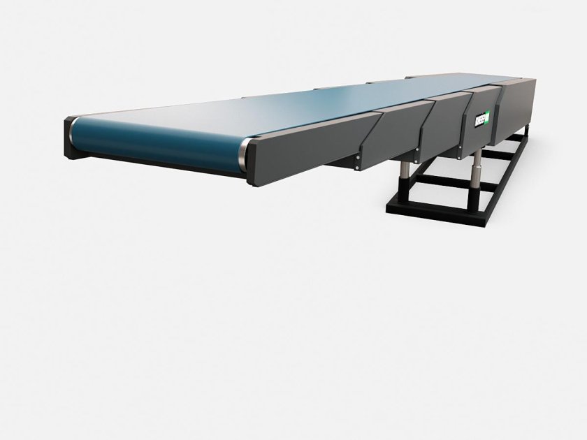 Телескопические транспортеры ленточные