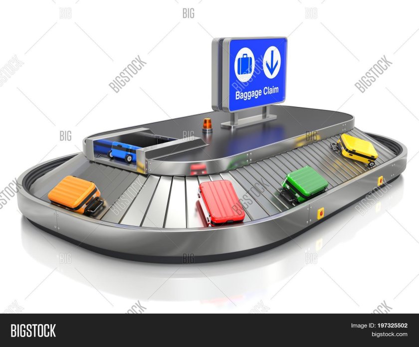 Транспортер багажа в аэропорту