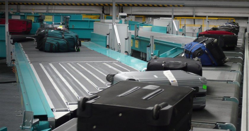 Зона обработки багажа в аэропорту