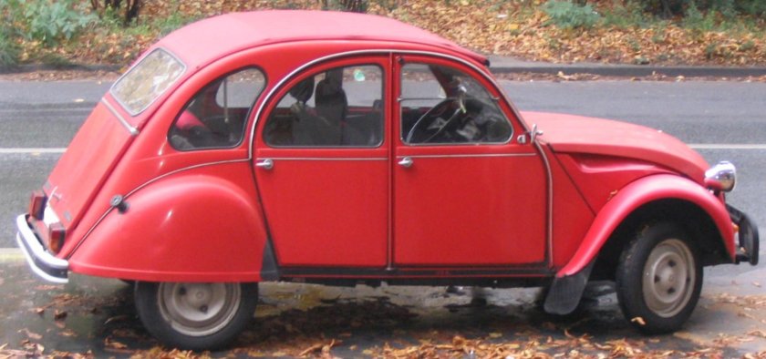 Ситроен 2cv салон