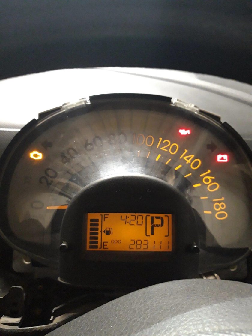 Приборная панель Тойота Пассо