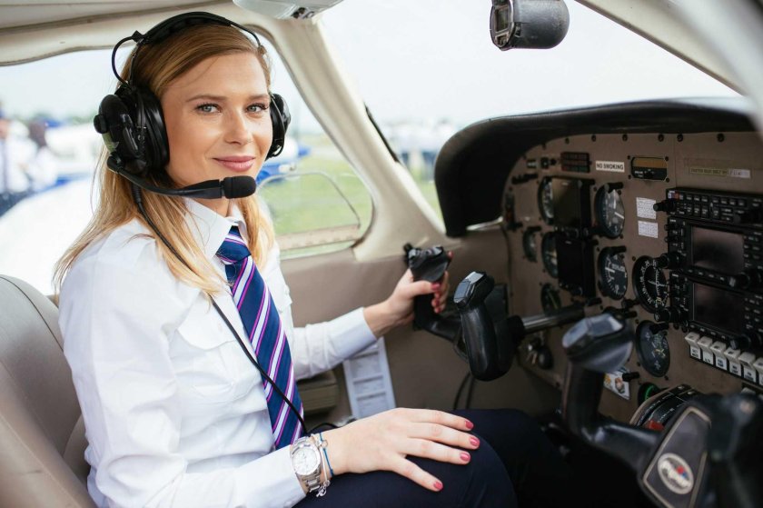 Женщины пилоты гражданской авиации