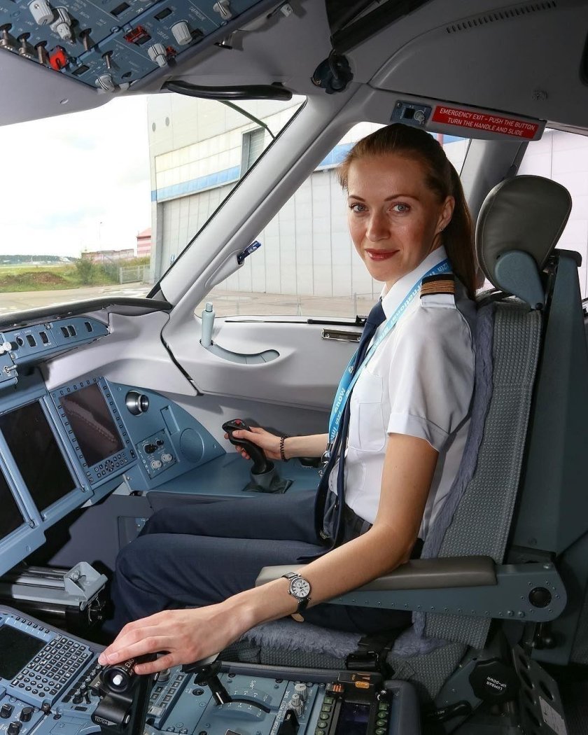 Анна Гривцова пилот Аэрофлота