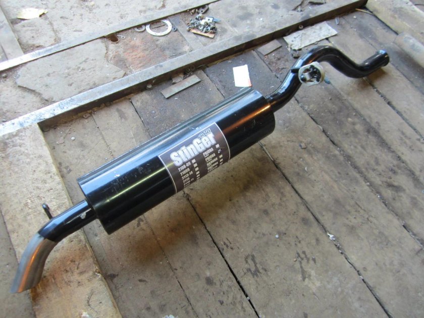 Глушитель Приора Стингер 2 выхлоп