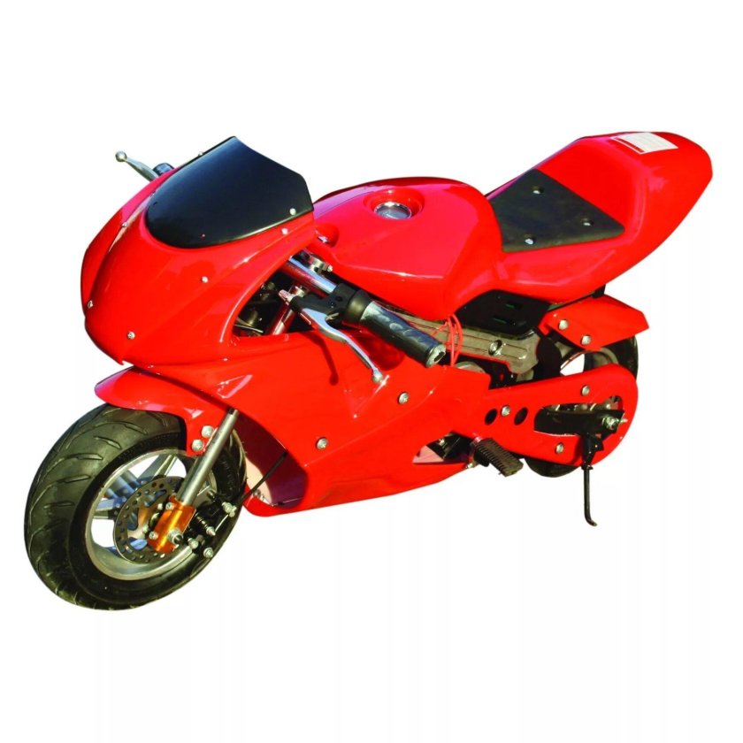 Красный мотоцикл детский