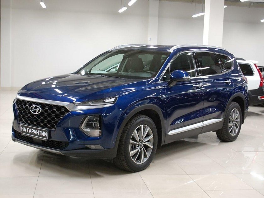 Хендай Санта Фе синий