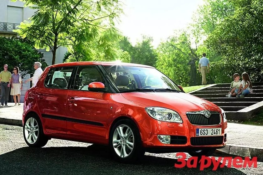 Škoda Fabia автомобили Чехии