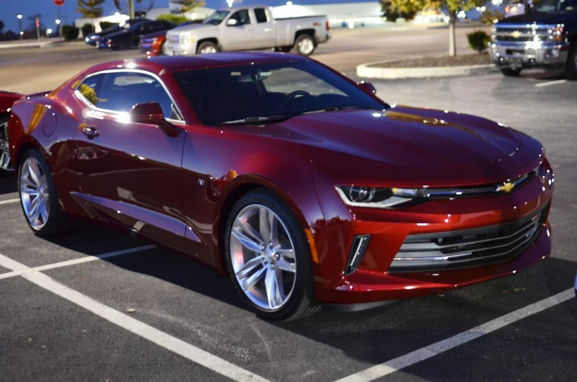 Шевроле Камаро красная 2019