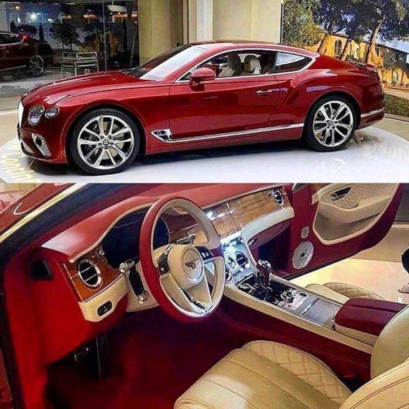 Bentley Continental gt Burgundy