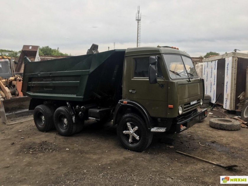 КАМАЗ 55111 самосвал зелёный