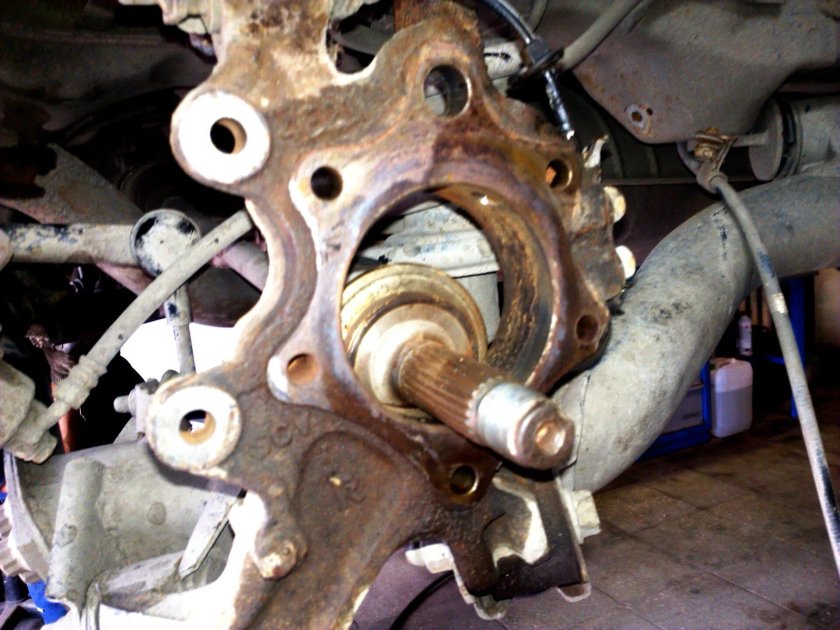 Цепь снятие ступицы