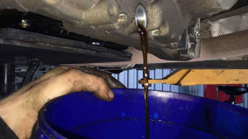 Слив масла 5ст на ВАЗ