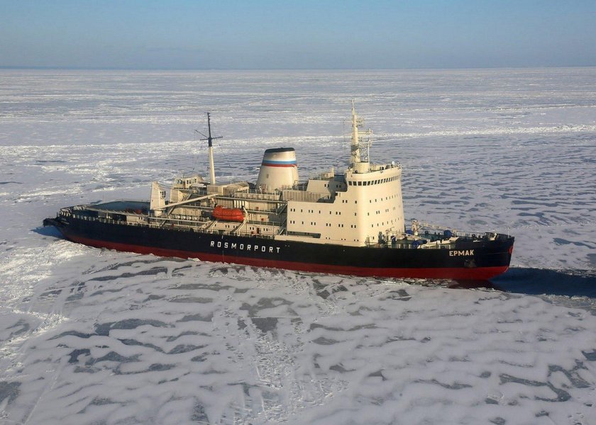 Ледокол Ермак 1974