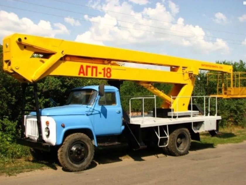 Автовышка ГАЗ 53 АГП 18