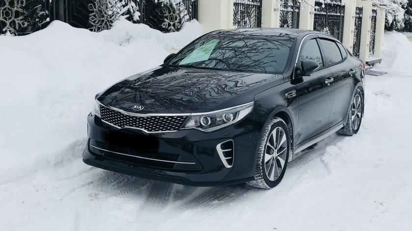 Kia Optima 2018 черная