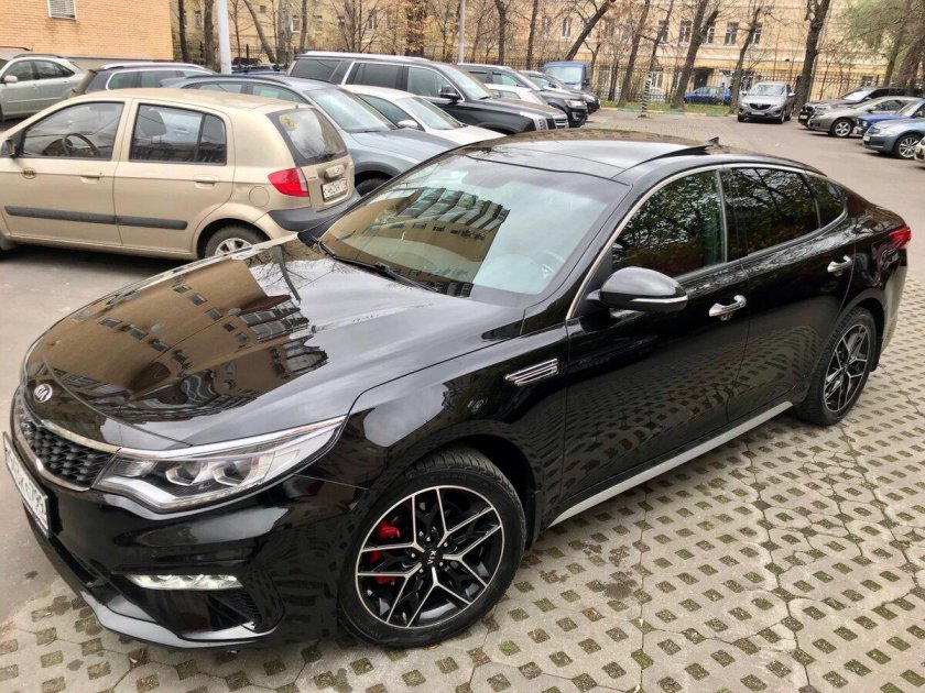 Kia Optima 2018 черная