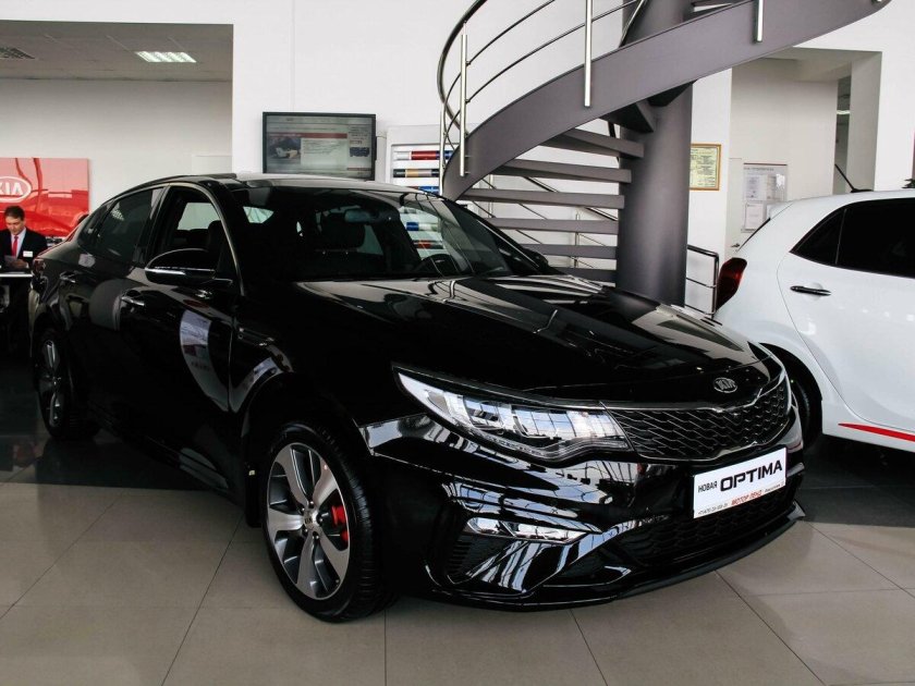 Kia Optima 2019 черная