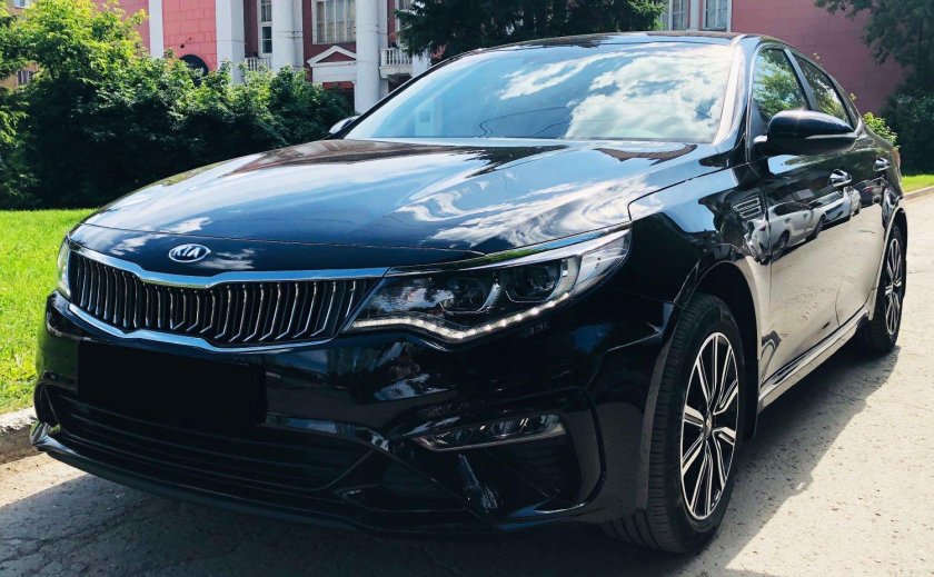 Kia Optima 2020 черная