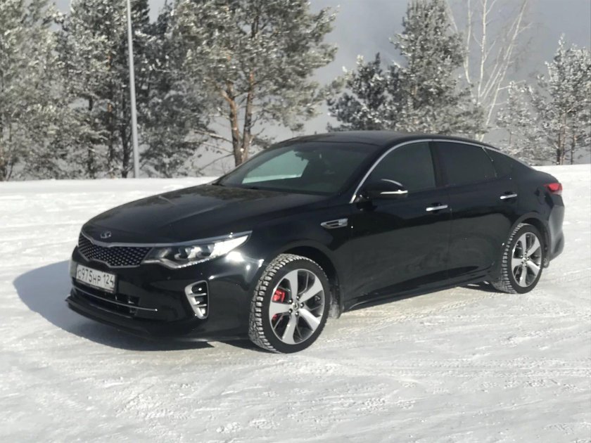 Kia Optima 2017 черная