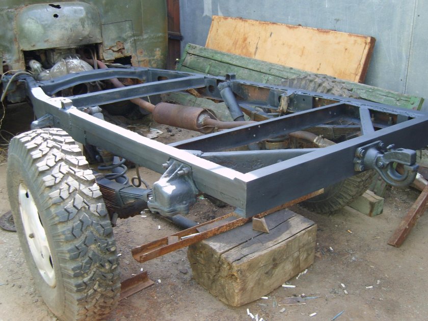 Прицеп из рамы УАЗ 469