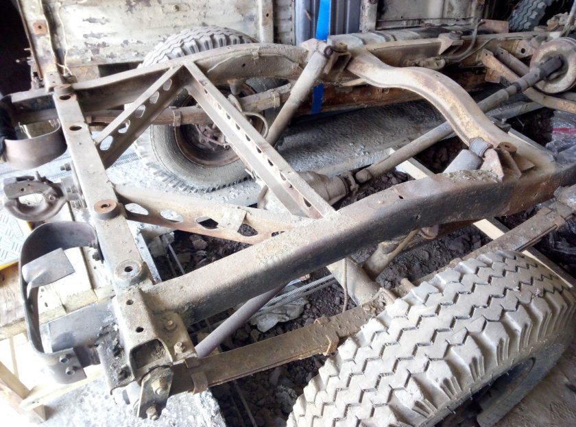 Шасси УАЗ 469