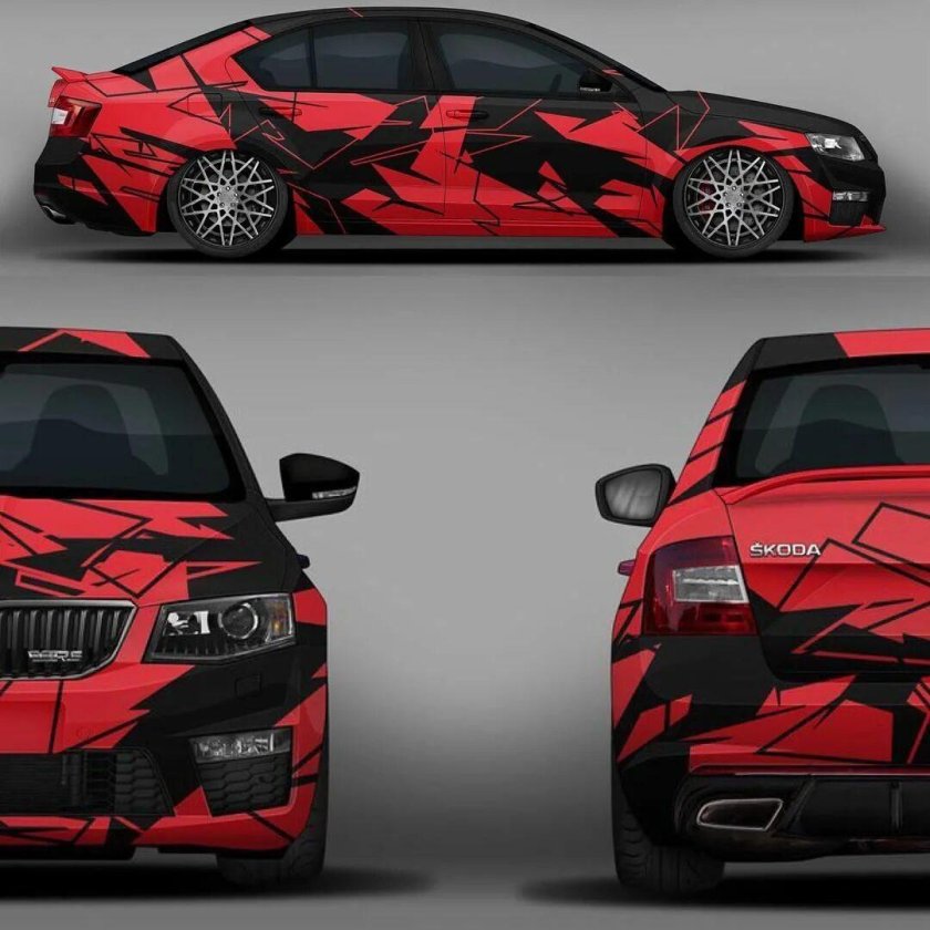 Винил на БМВ м5 ф90 развертка