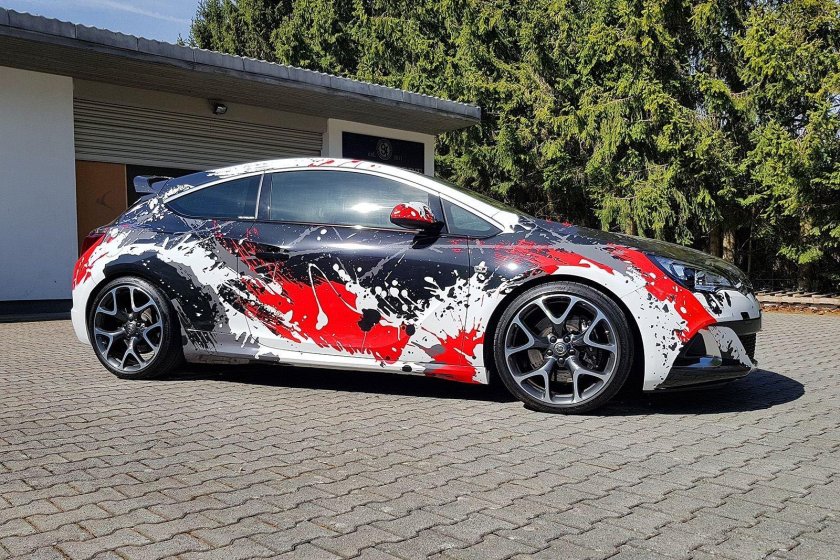 Opel Astra j GTC винил