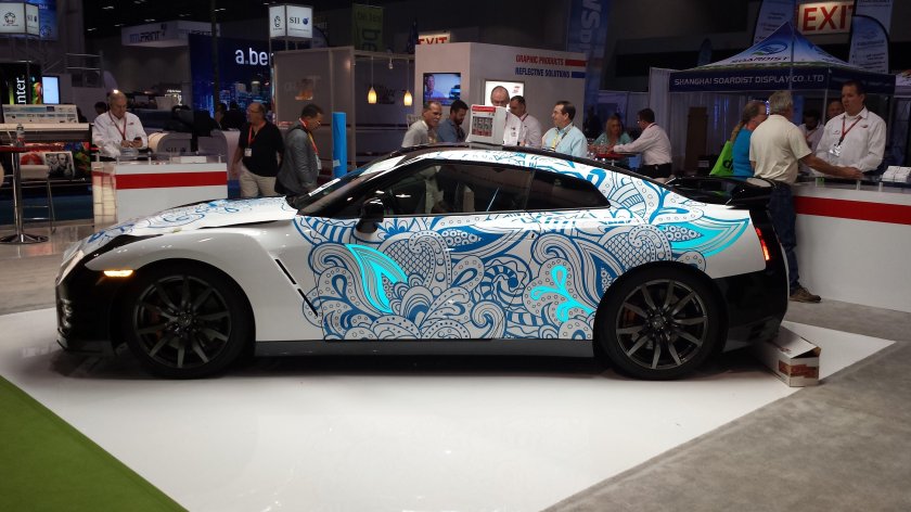 Серый винил на авто