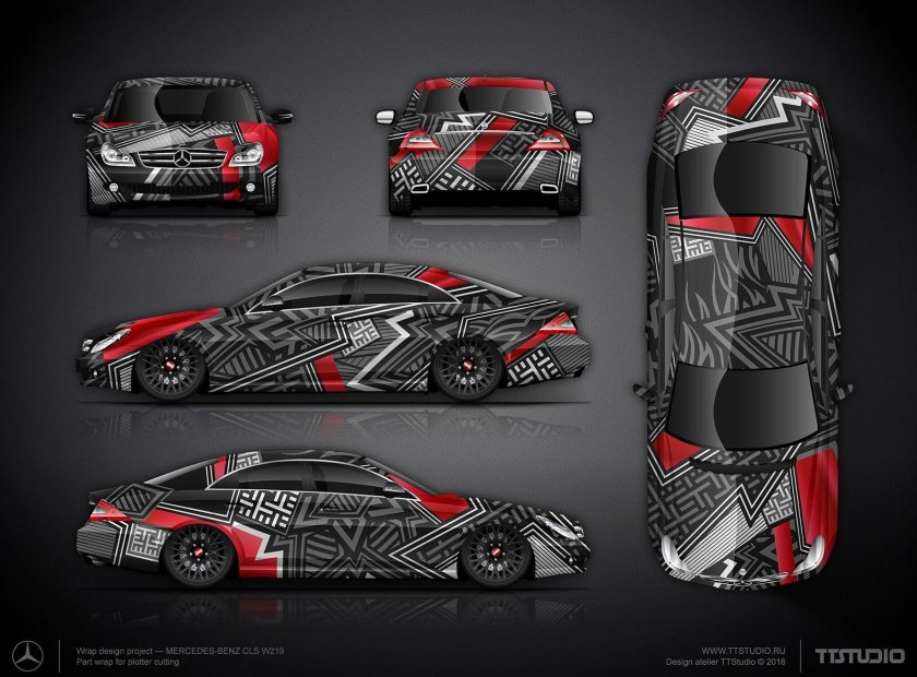 Mercedes CLS 63 винилы