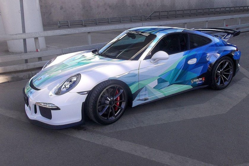 Винил на Порше 911