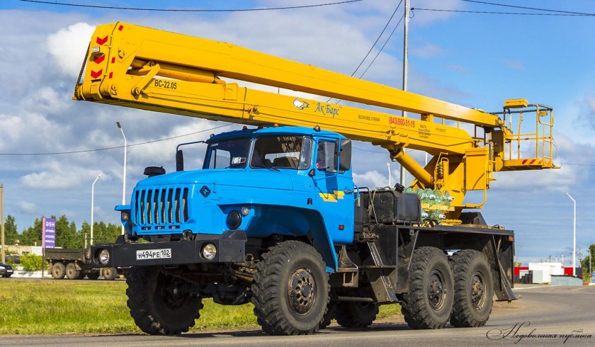 Автовышка Урал 4320
