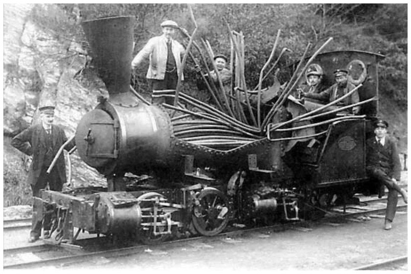 Взрыв парового котла паровоза