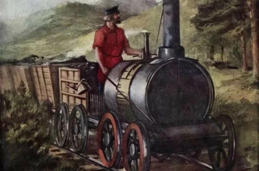 Первый паровоз Черепановых