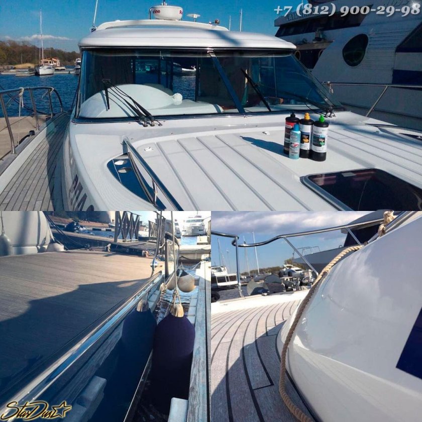 Полировка яхт