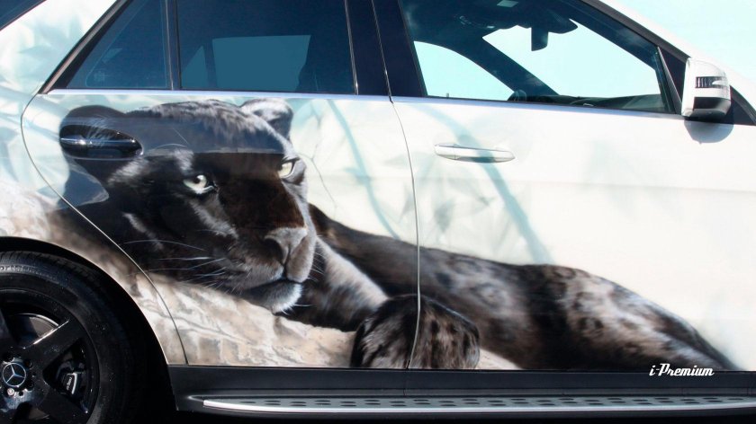 Аэрография на машине