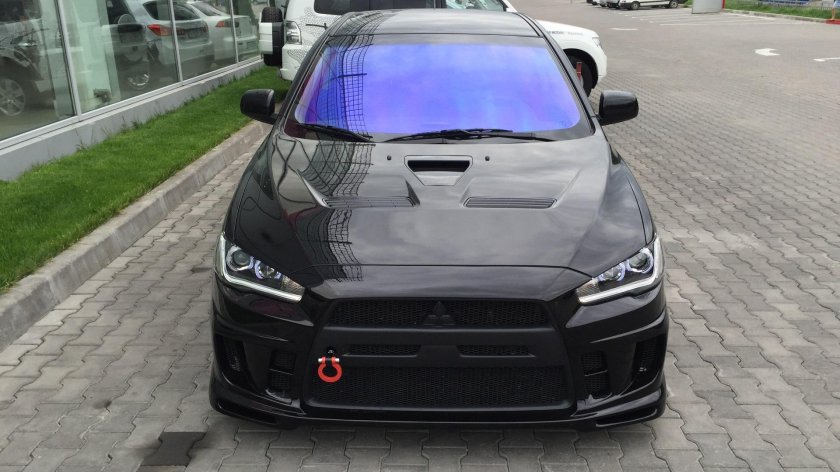 Mitsubishi Lancer 10 Black Tuning