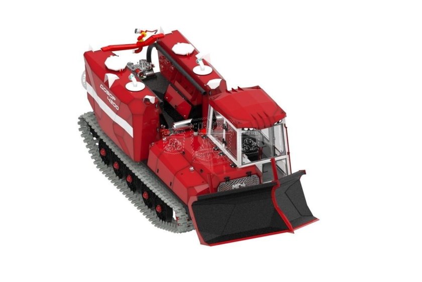 Трактор лесопожарный гусеничный