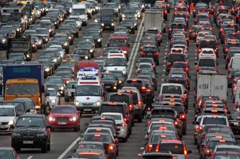 Пробка машин