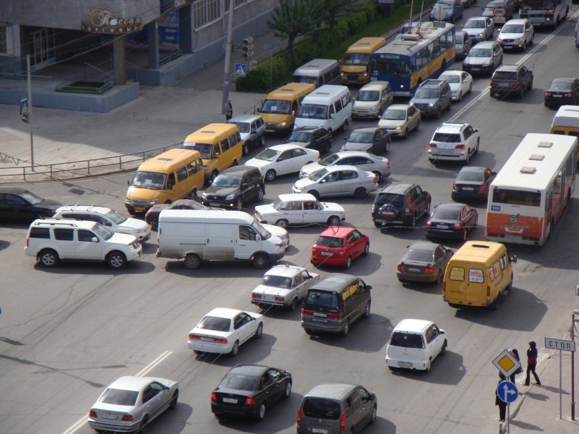 Пробка на перекрестке