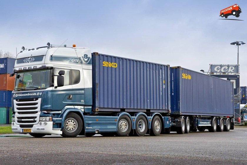 Тягач Скания контейнеровоз