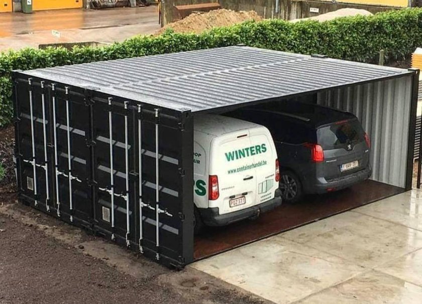 Контейнер гараж