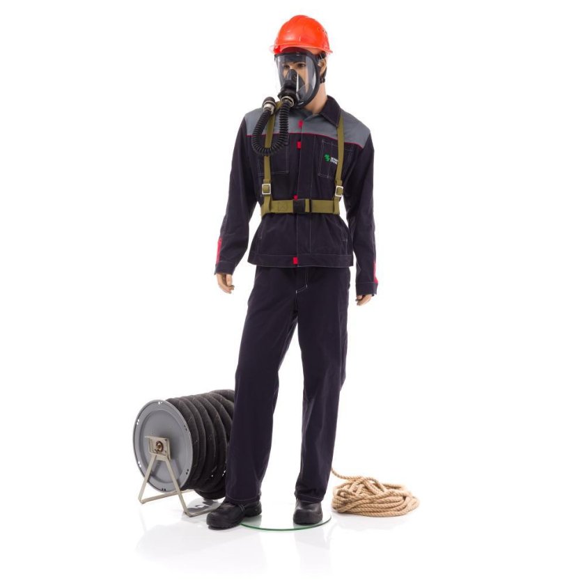 Противогаз шланговый Бриз-0304 (ПШ-20б) барабан