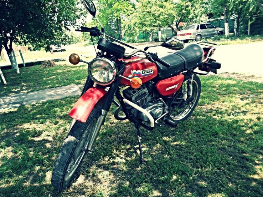 Мотоцикл Минск камуфляж