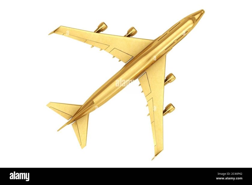 Самолет золото